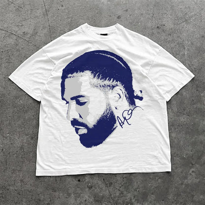 Drake Tour with Partynextdoor Cotton 2025 T-shirt Vintage O-Neck Short Sleeve T-Shirts.