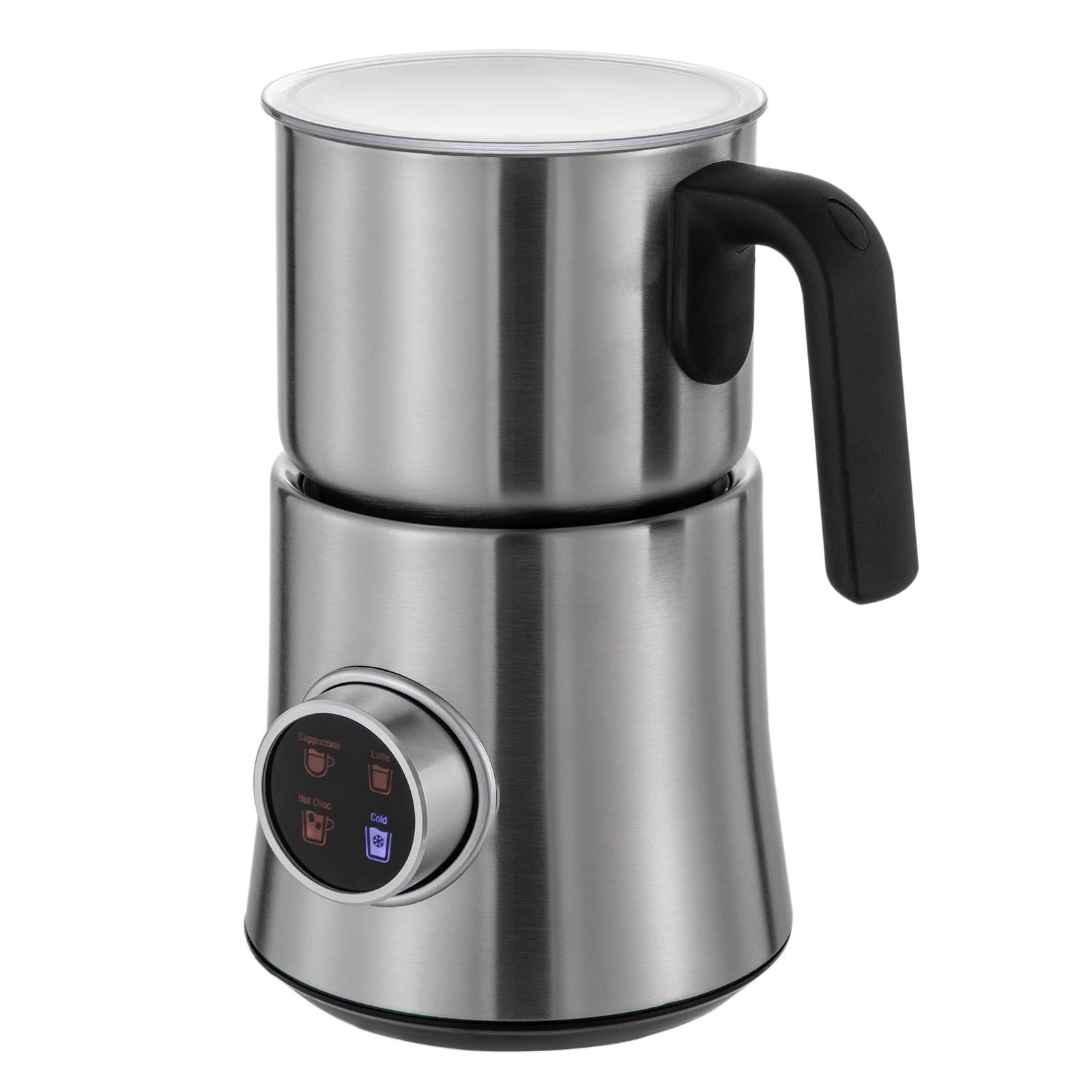 Stainless Steel Milk Frother MF06S | Hot/Cold Froth, Latte/Cappuccino, 900ml Capacity 500W Electric Milk Frother.