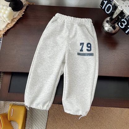 Baby Boy Sets Children's Clothes Suit Autumn Long-Sleeved Sweater Sweatpants 2Pcs New Kids Collar Half-Zip Fashion Outfits.