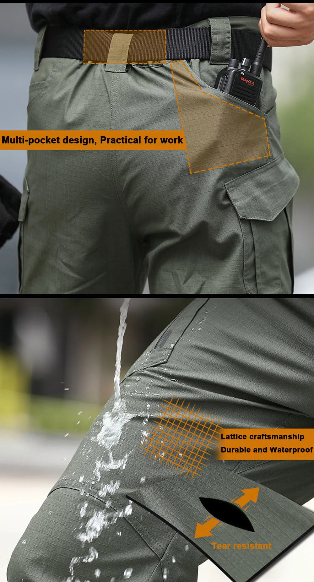 City Tactical Cargo Pants Classic Outdoor Hiking Trekking Army Tactical Joggers Pant Camouflage Military Multi Pocket Trousers.