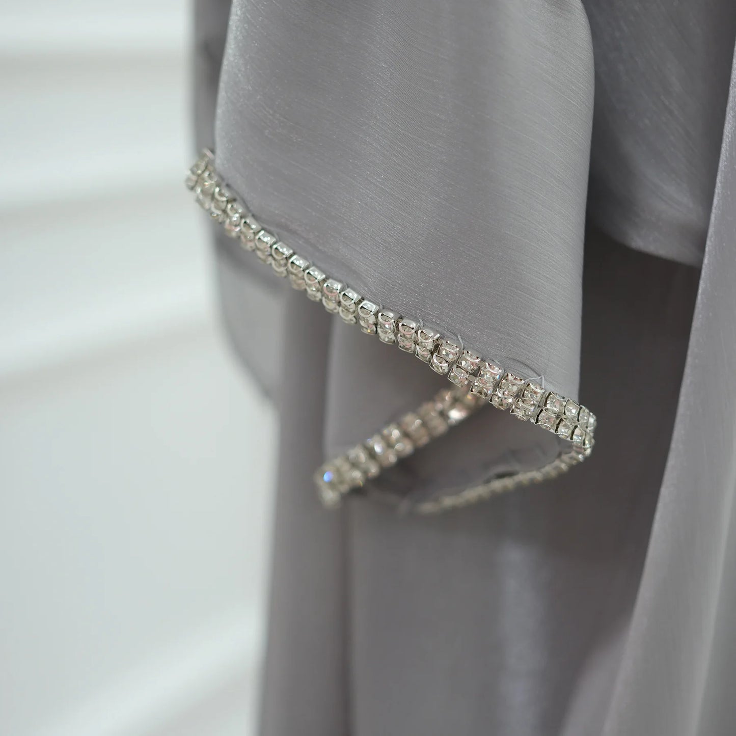 2025 New Abaya Set Shinny Dubai Abaya Cardigan Inner Dress Hijab 3pcs Set Islamic Clothing Women Abaya Muslim Dress