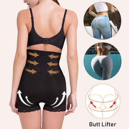 High Waisted Shaper Waist Trainer Butt Lifter with Padded Control Panties Slimming Underwear Tummy Shapers Corset Shapewear