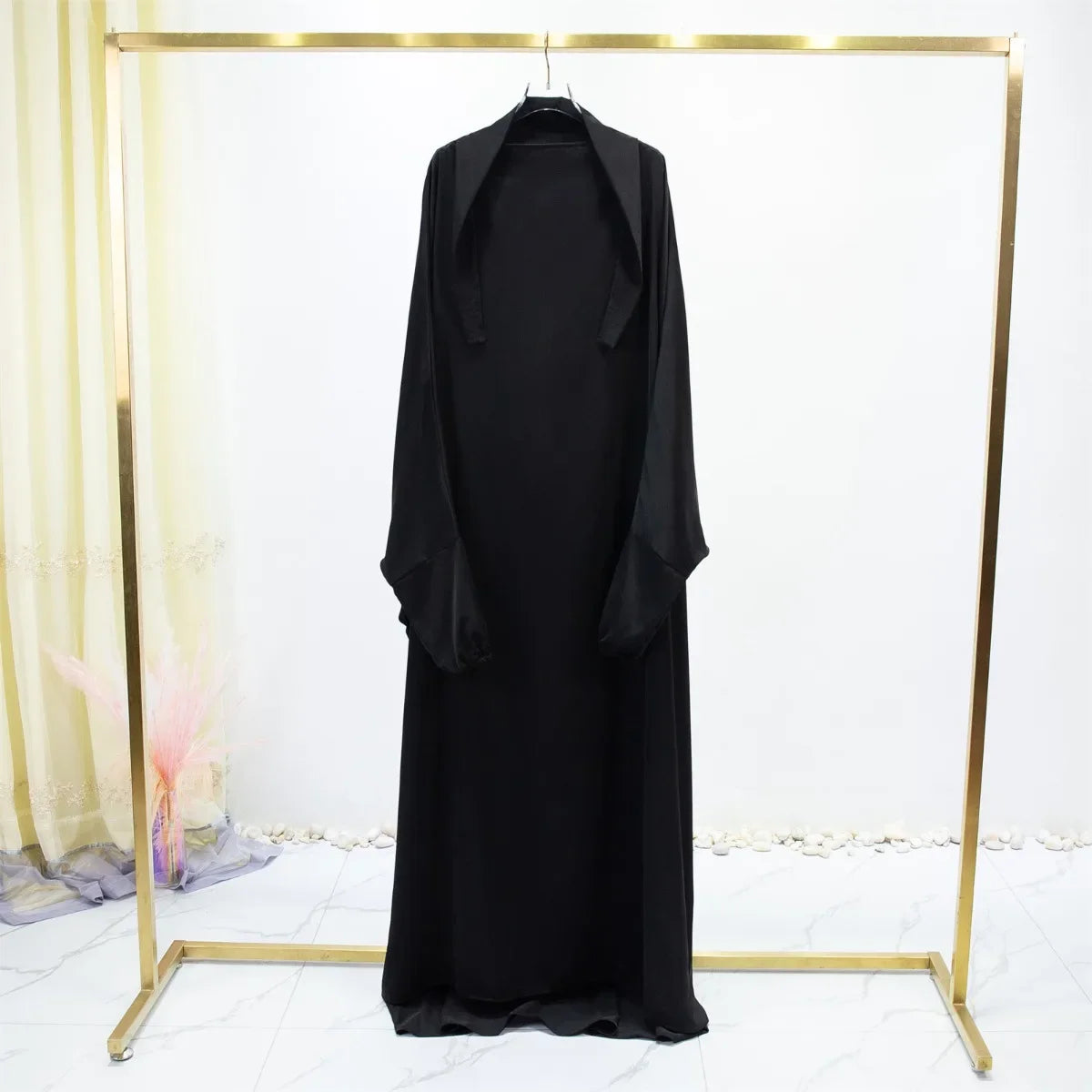 Women's Traditional Arabian Batwing Sleeve Abaya Muslim Loose Maxi Length Dress Women Jilbabs.