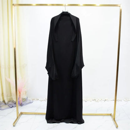 Women's Traditional Arabian Batwing Sleeve Abaya Muslim Loose Maxi Length Dress Women Jilbabs.