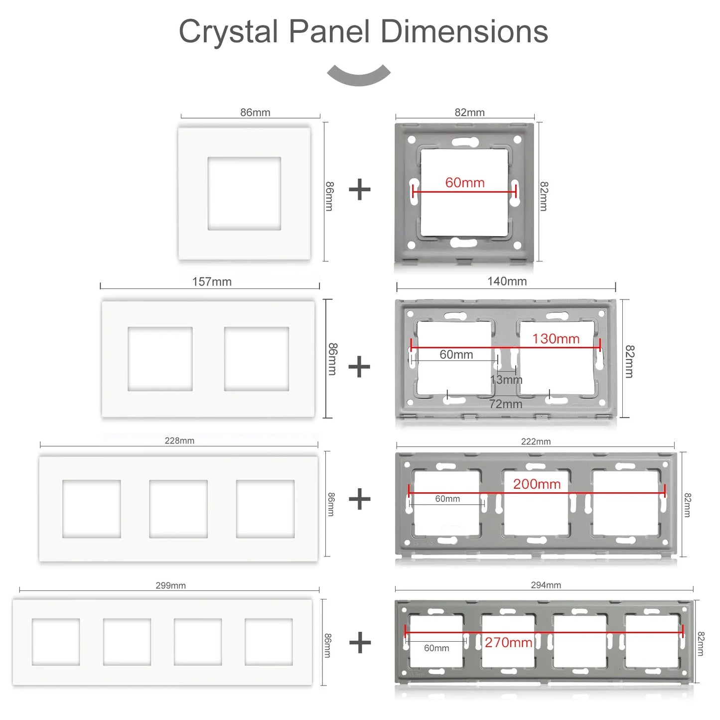 BSEED EU-Wandsteckdosen Typ C USB-Steckdosen Doppelte Steckdosen Dreifachsteckdosen Kunststoffrahmen Deutschland Steckdose mit Dual-USB.
