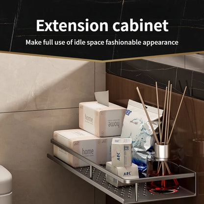 60 cm Breite, verbessertes WC-Aufbewahrungsregal/Badezimmer-Shampoo-Regale, Kleiderbügel, Duschregal, Kleiderbügel, Eckregal