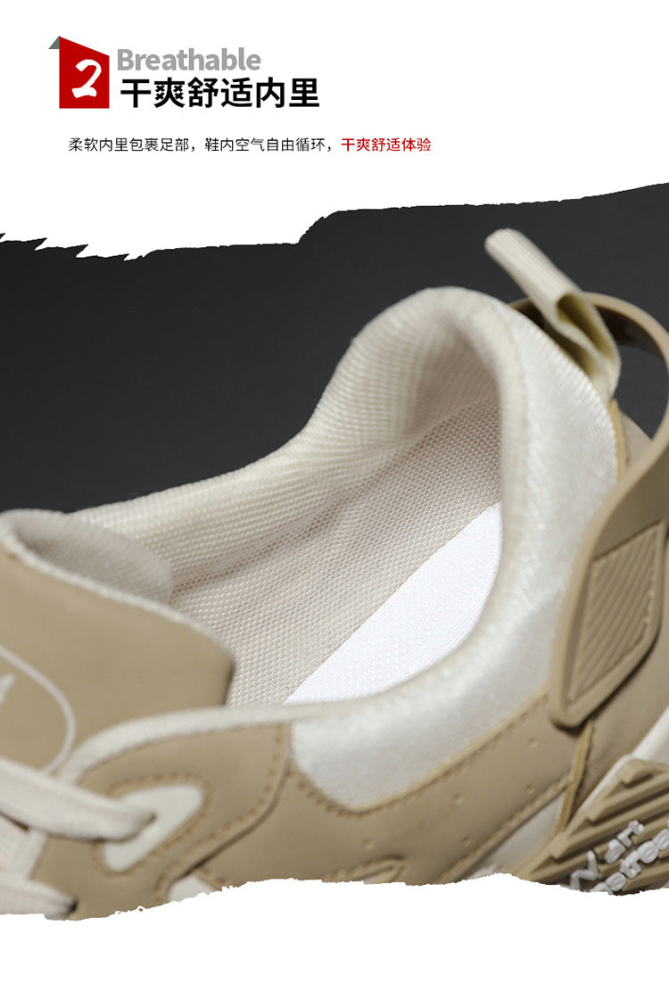 New Autumn Men's Sneakers Men's Comfortable Platform Shoes 2023 Trend Lace-up Vulcanized Shoes White Casual Sneakers Zapatillas.