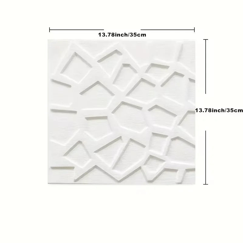 Decorative moisture-proof waterproof anti fouling anti-collision self-adhesive 3D modern style wallpaper 35*35cm ceiling