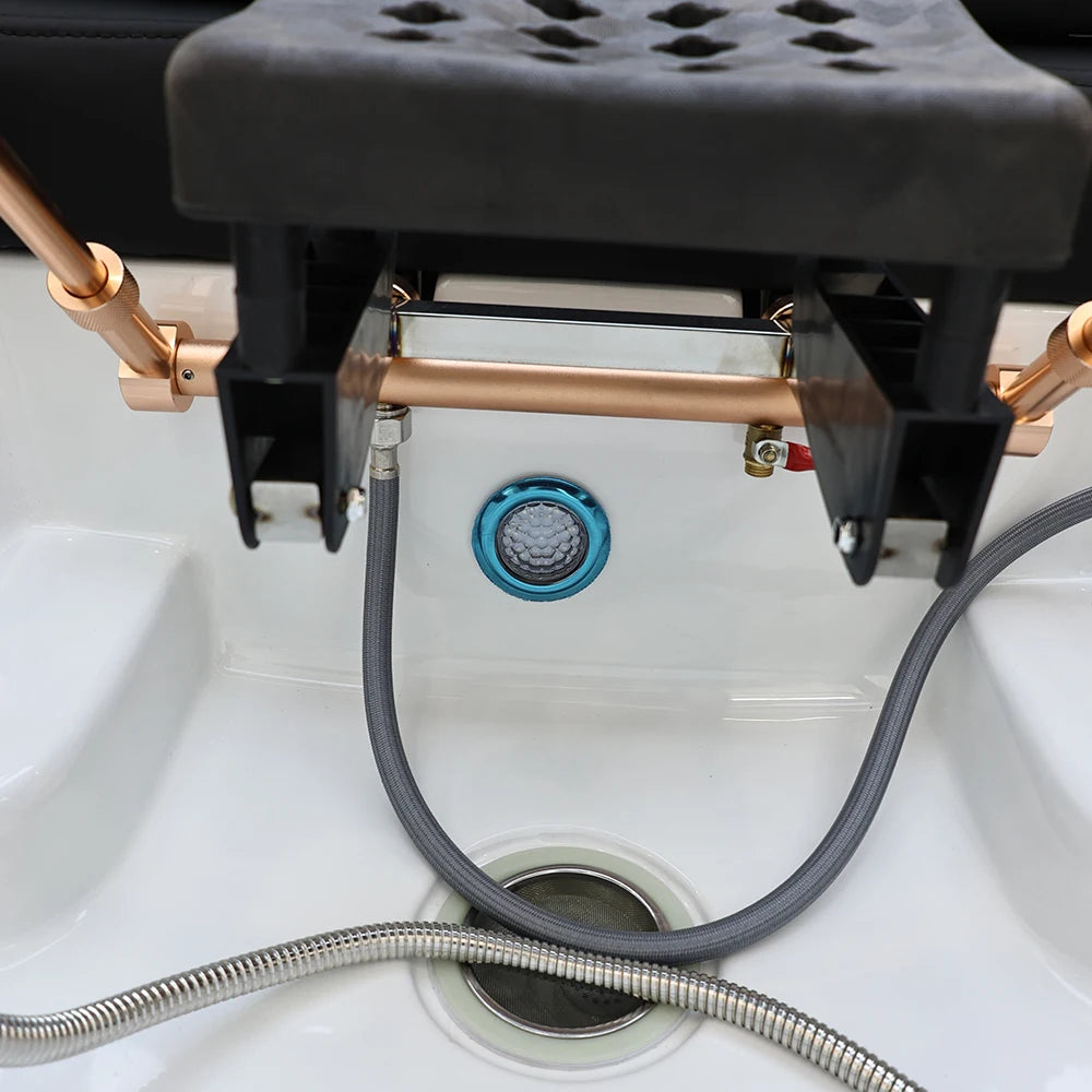 XinSheng 2025 Head SPA Massagebett, Shampoo-Betten mit Wasserzirkulation und Begasung, Massagetisch, Friseursalonmöbel