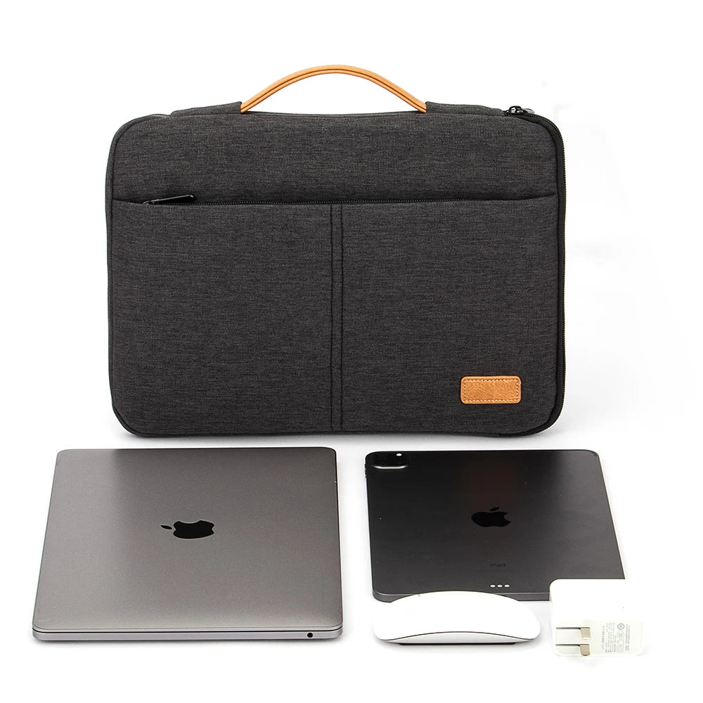 Laptop Sleeve bag 14 15.6 Inch Notebook Pouch For Macbook HP Dell Acer Shockproof Computer Briefcase Travel Business Men Case.