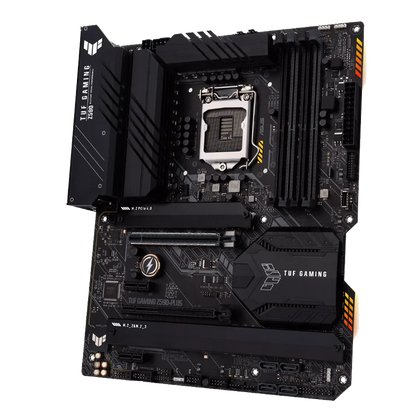 ASUS TUF GAMING Z590-PLUS WIFI LGA 1200 Intel Z590 ATX M.2 Desktop Motherboard.