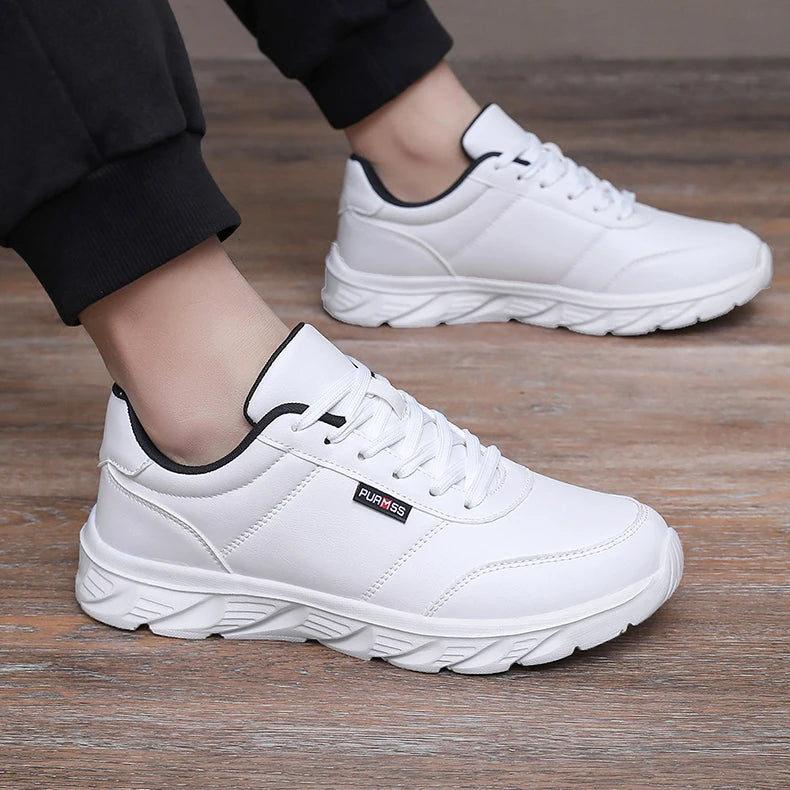 Men Sneakers Soft Sports Running Shoes New Casual Shoes for Men Solid Black White Walking Footwear Fitness jogging Men Shoes.