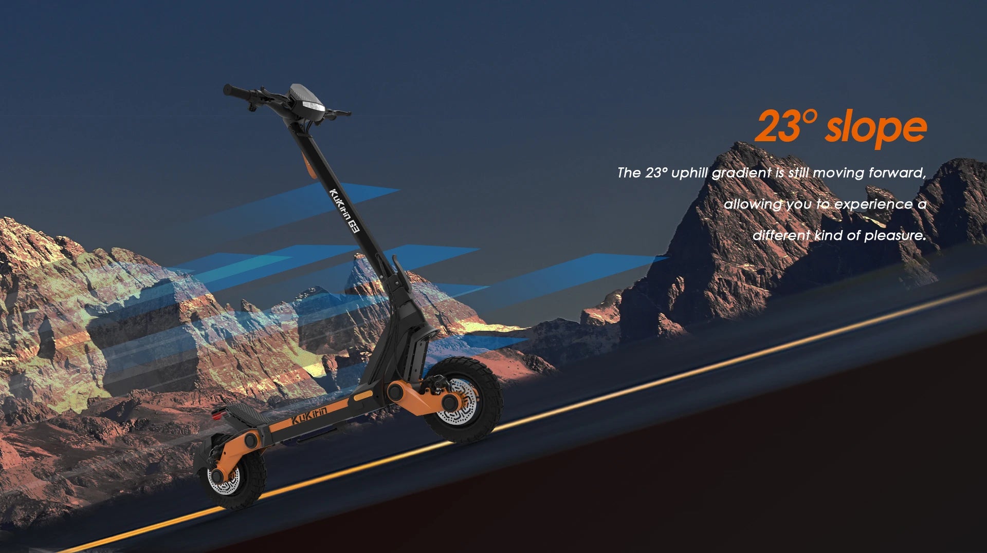 Kukirin G3 Adult Foldable Electric Scooter Powerful Wheels 1200W 52V18AH Electric Scooter.