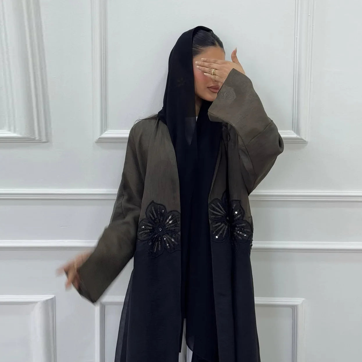 Eid Dubai Open Abaya Appliques Kimono Cardigan Women Muslim Dress Turkey Kaftan Kebaya Caftan Marocain Femme Robe Islam Jalabiya.