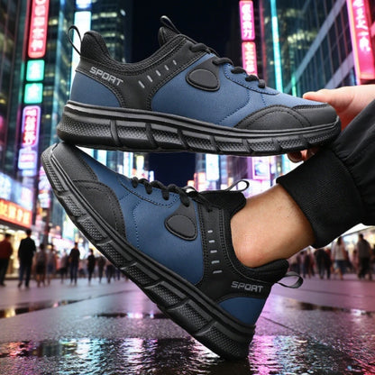 Men's Sneakers Classic Black Fashion Anti Slip Casual Outdoor Training Shoe Spring Autumn Lightweight Comfortable Work Shoes Men.