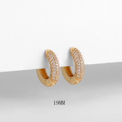 Silver Gold Color Hoop Earring Trendy Punk Hip Hop Rivet Ear Rings for Women Gothic Party Jewelry Pendientes Orecchini 2025.