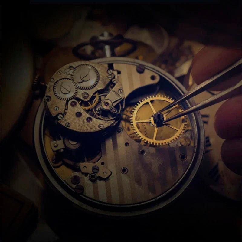 18-Zoll-Stumm-Quarz-Wanduhr, Getriebe, Rotation, Wanduhr, Wohnzimmer, Schlafzimmer, Wanduhr, industrielle Retro-Uhr, Heimdekoration