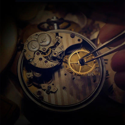 18-Zoll-Stumm-Quarz-Wanduhr, Getriebe, Rotation, Wanduhr, Wohnzimmer, Schlafzimmer, Wanduhr, industrielle Retro-Uhr, Heimdekoration