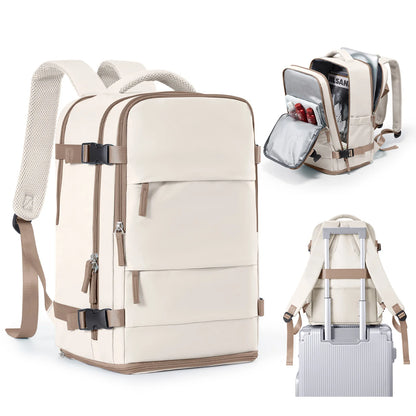 Women Men Hand Luggage Backpack Business College Laptop Travel Backpack Waterproof Carry on mochila viaje cabina avion 40x20x25.