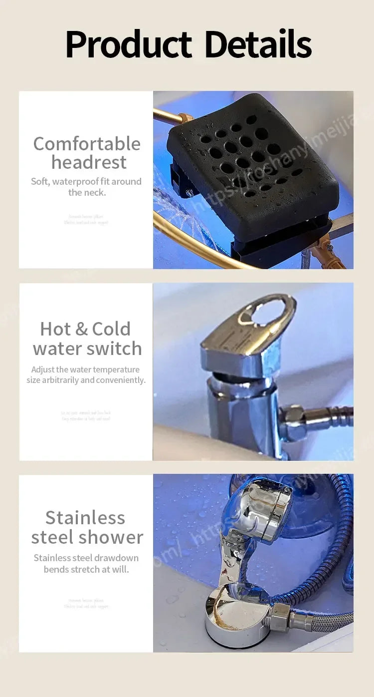 XinSheng Shampoo-Bett, Friseursalon, Betten, Kopf, SPA, Begasungsmaschine, Massagetisch, Freizeit- und Gesundheitsgeschäft, kommerzielle Möbel