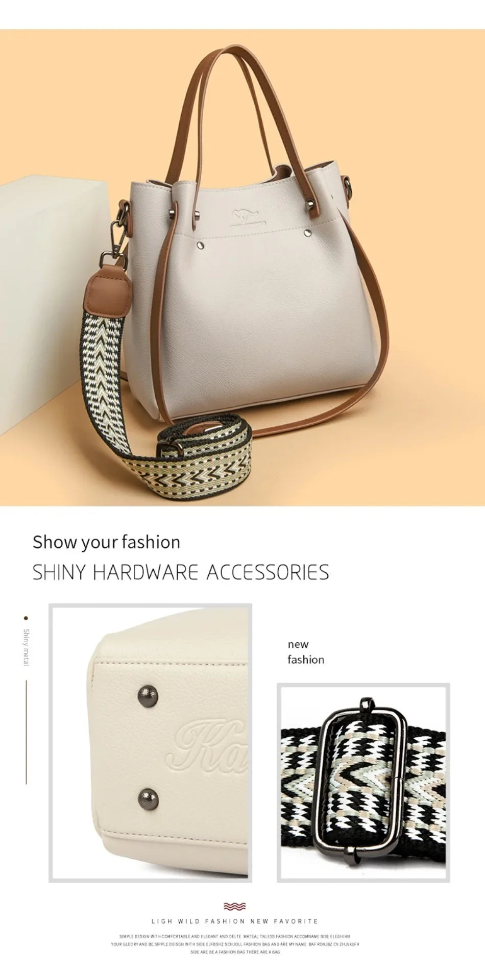 Genuine High Quality Leather Shoulder Crossbody Bags for Women Luxury Handbags Women Bag Large Capacity Soft Tote Messenger Bag.