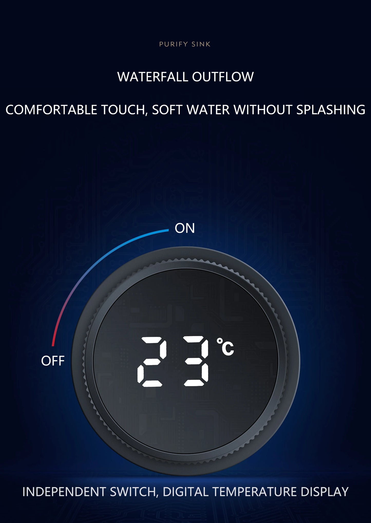 ASRAS high-quality 304 stainless steel multifunctional kitchen sink intelligent food purification large-sized sink nano gray