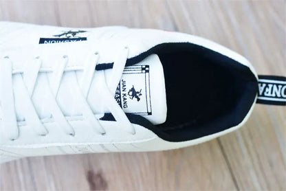 Brand Men's Sneakers Versatile Air Cushion Running Shoes Men Platform Leather Vulcanized Shoes Breathable Men Casual Sport Shoes.