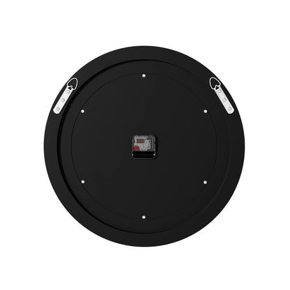 60/80CM Bling Silber Runde Spiegeluhr Glam Sparkle Twinkle Shining verspiegelte Wanduhr für Heimdekoration