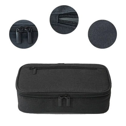 Stift-Aufbewahrungstasche, Federmäppchen, 2-lagig, große Kapazität, Kosmetik, hochwertiges Lernzubehör, einfache Schreibwarenboxen für Studenten.