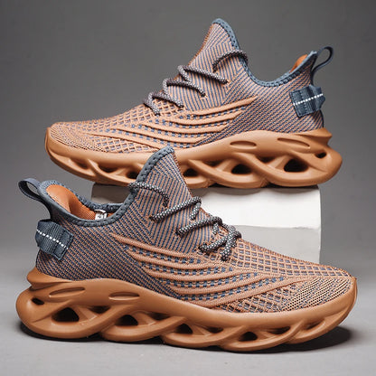 Männer Schuhe Bequeme Turnschuhe Atmungsaktiv Für Mesh Tennis Sport Laufen Gehen Im Freien Rot Fliegen Weben Frauen Slip-on Gym schuhe