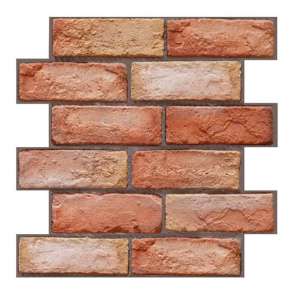 1/10pcs 3D Wall Sticker Self-adhesive Faux Brick Wall Panel Peel and Stick Kitchen Tile Backsplash Bathroom Wall Tile Sticker