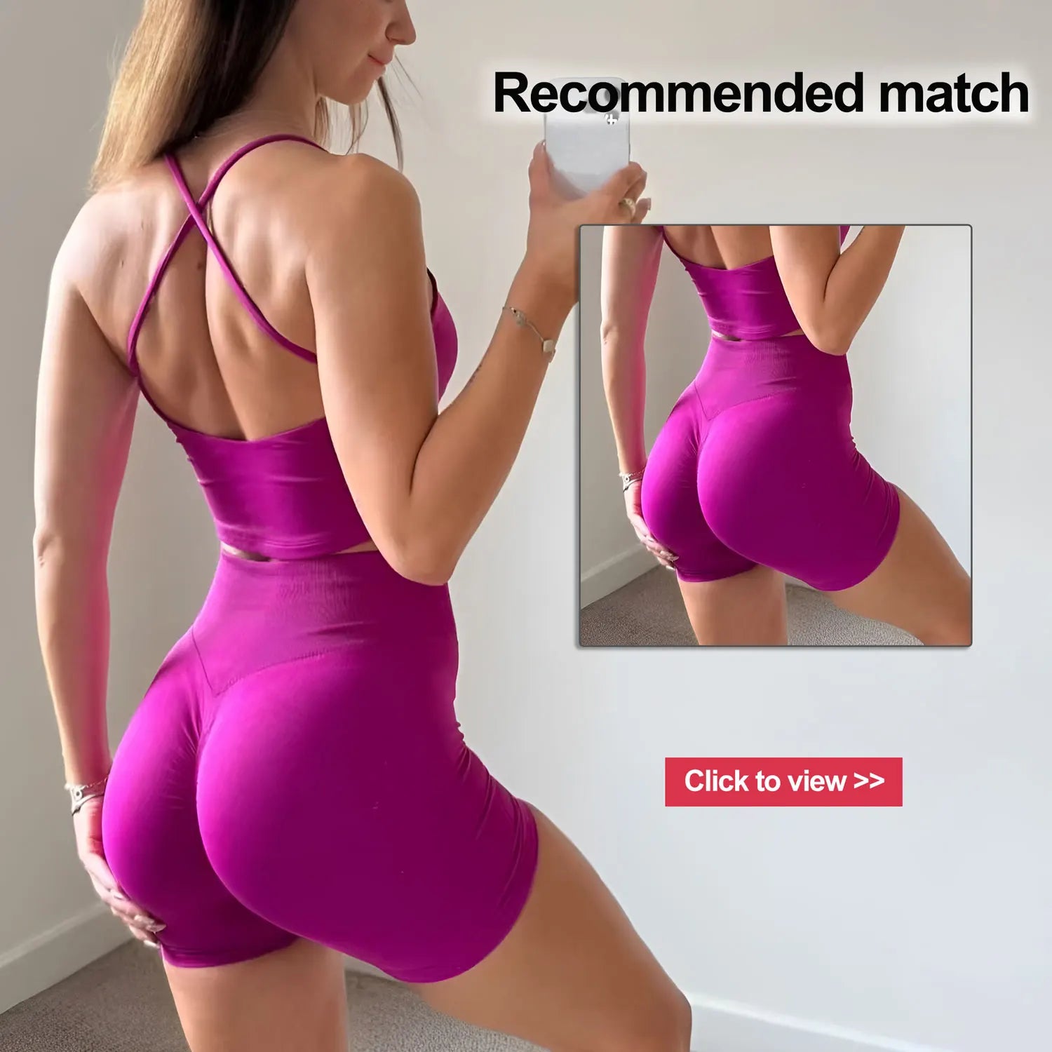 NCLAGEN Dynamic Strappy Top Gym Clothes High Support Push-up Fitness Tank Top Back Cross Workout Pilates Yoga Running sports Bra.