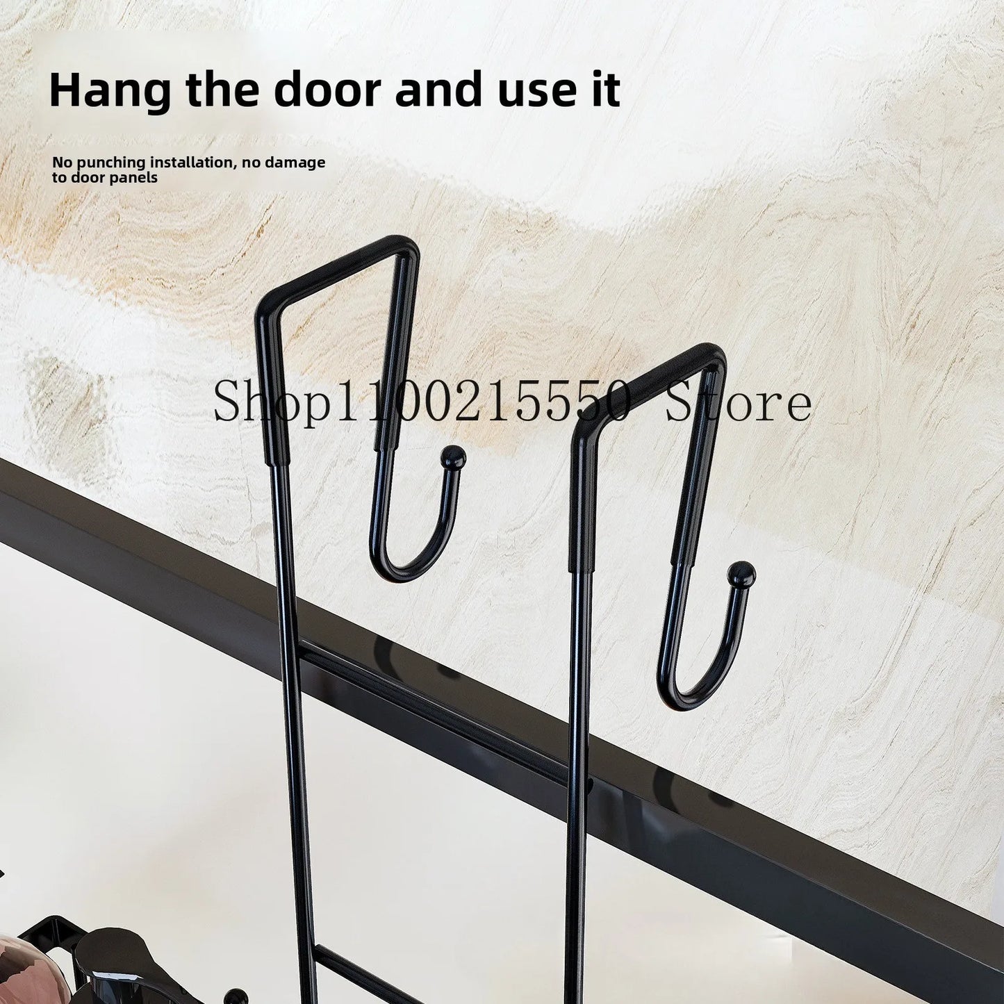 Duschraum-Aufbewahrungsregal, Badezimmer-Hängekorb, Glas-Trennwand-Organizer für die Aufbewahrung von Dusche und Toiletten