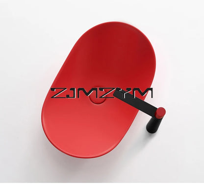 Nordic Keramik Gefäß Waschbecken Eitelkeit Schüssel Oval Badezimmer Tisch Waschbecken Toilette Balkon Kunst Becken Über Theke Sockel Waschbecken