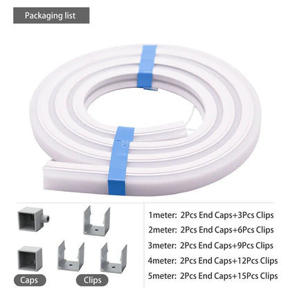 T0511/0513/0515 LED Neon Rope Tube 5050 flexible Led Strip Light Silica Gel silicone hose for WS2812 WS2815 8/10/12mm PCB Lights.