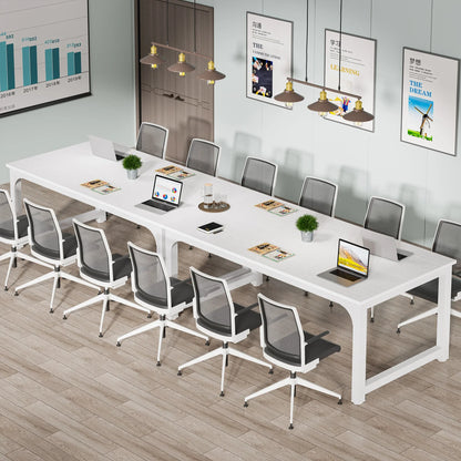 Tribesigns Moderner Computertisch, großer Bürotisch, Computertisch, Arbeitszimmer, Schreibtisch, Arbeitsplatz für das Heimbüro