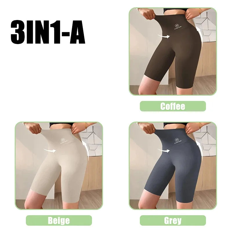 M-XL Women Shorts Sports Shorts For Women New Cycling Jogging Fitness High Waist Push Up Gym shorts Leggings Yoga Clothing.