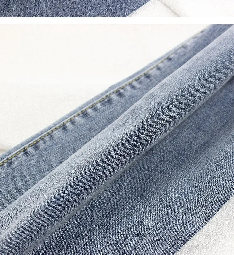 Black Grey Jeans Women's Spring Autumn Winter High-Waisted Petite Stretchy Tight Small Footed Pants Slimming Pencil Leggings