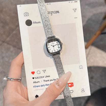 GEDI Golden Watch Light Luxury Quartz Stainless Steel Watch Casual Fashion Dress Temperament Waterproof Women's Wristwatches