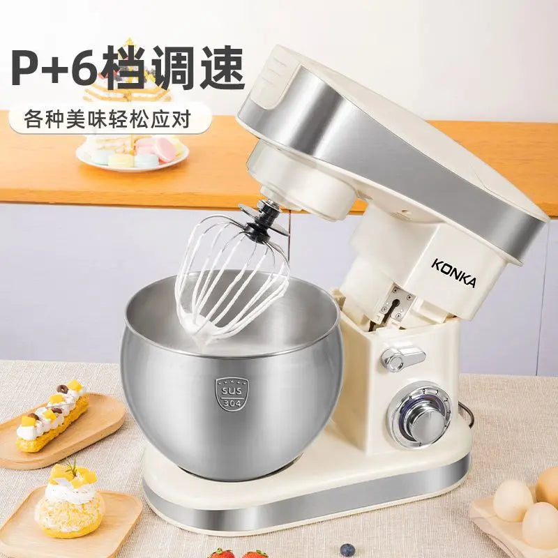 1500W stand Chef Machine mixer Multifunctional  Commercial Mixer Dough Mixer Household Small Automatic New electric blender 220V.