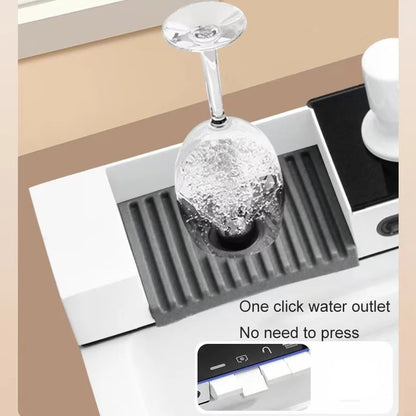 Stainless Steel Kitchen Sink with Hot Cold Pull Out Kitchen Sink Faucets Digital Large Single Bowl Waterfall Rain Kitchen Sinks