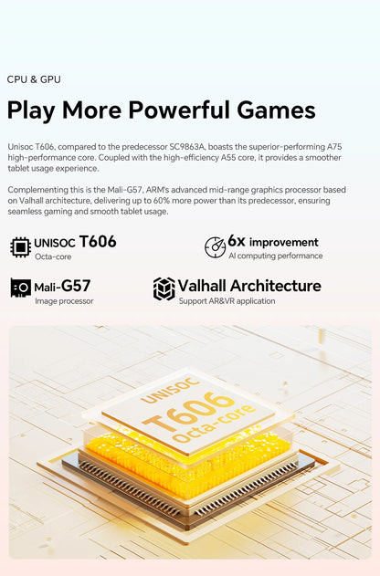 Teclast P30T Set 10" Tablet Android 14 Max 12Gb Ram 128Gb Rom T606 8-Core All-In-One Keyboard/Case/Mouse/Stylus/Headphone/Stand.