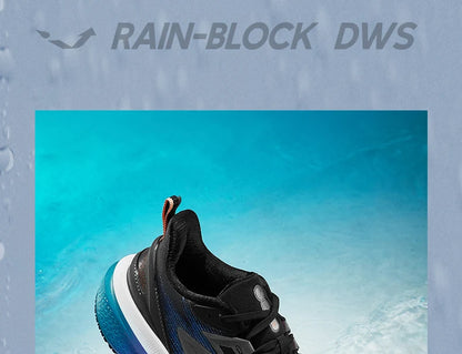 361 Degrees NEW Rainblock 7.0 Anti Splash Rainproof Running Shoes Technology Night Reflective Cushioning Man Sneakers 572342228