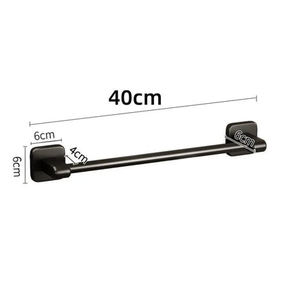 Bad Handtuchhalter ohne Bohren Badezimmer Schwarz Handtuchhalter Handtuchhalter Selbstklebender Badezimmer Handtuchhalter Handtuchhalter