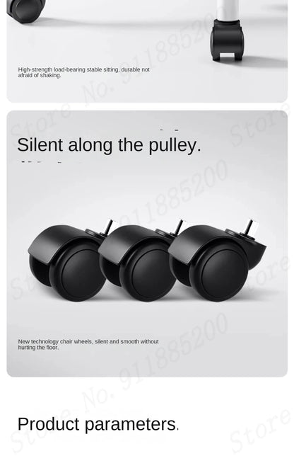 Ergonomischer Computerstuhl, Heimbüro, Lordosenstütze, Gaming-Stuhl, Liegestuhl aus Latex, atmungsaktives Mesh, 4D-verstellbare Armlehne