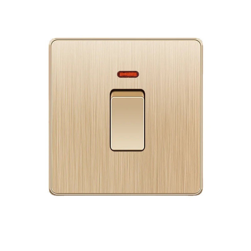 Gold 13A UK Stecker USB Steckdose, Haushalt elektrische licht schalter, universal 5 loch Dual Buchse mit USB Ladegerät, AC110-250V