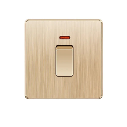 Gold 13A UK Stecker USB Steckdose, Haushalt elektrische licht schalter, universal 5 loch Dual Buchse mit USB Ladegerät, AC110-250V