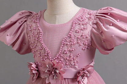 Neue wunderschöne Mädchen Party kleid Eröffnungs feier Kleidung Halloween Performance Tanz Prinzessin Rock 4-12t Weihnachts kleid