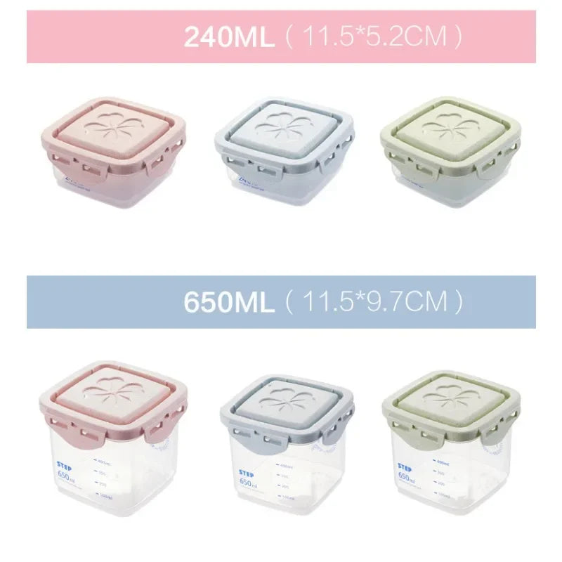 WBBOOMING Healthy Plastic Box Food Storage Box Storage Tank Airtight Plastic Containers Sealed Cans For Coarse Cereals Grains.