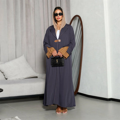 Ramadan Abayas For Women Eid Open Kimono Abaya Damen Dubai Muslim Kaftan Dress Islam Clothing Kebaya Caftan Marocain Robe Femme.